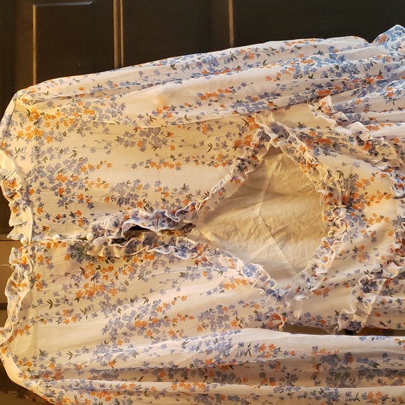 sheer floral dress medium - Picture 4 of 5